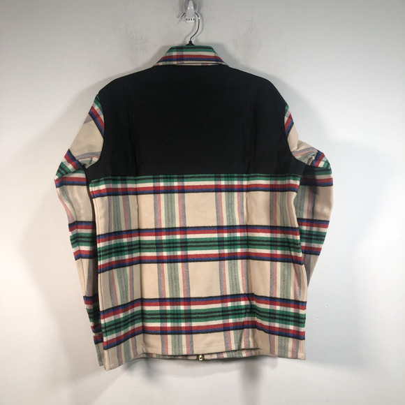 Hoorsenbuhs Button Up Plaid Ranger Jacket, Unisex Size S - Black/Multi - Picture 2 of 4